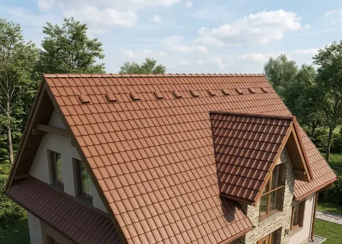 Větrací tašky do klasické betonové střešní krytiny od firmy Střechy JOKL